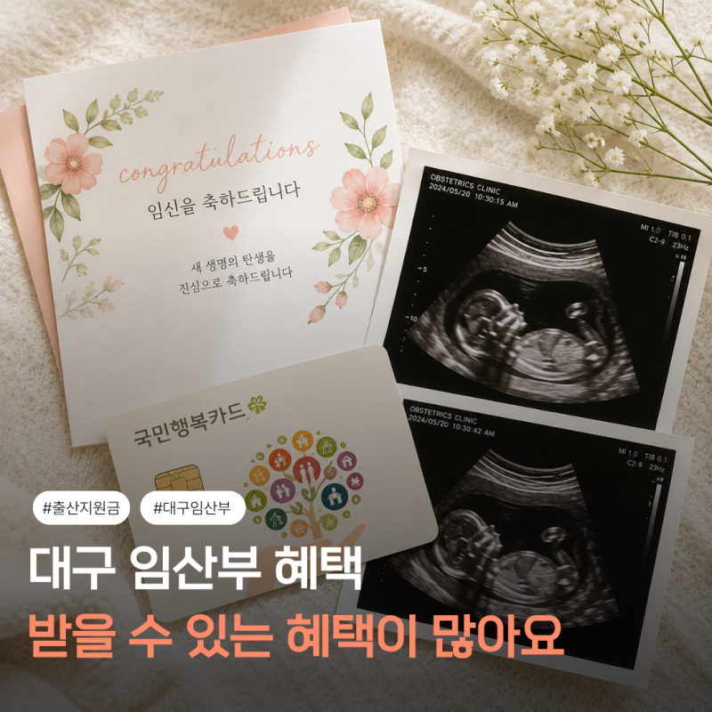 2026 대구 임산부 혜택 총정리｜출산 전후 꼭 챙겨야 할 지원금·바우처 한눈에 보기
