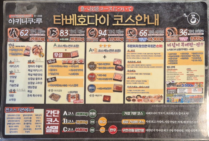 [수원맛집] 야키니쿠 무한리필 "야키니쿠루" 수원역 본점 다녀온 후기