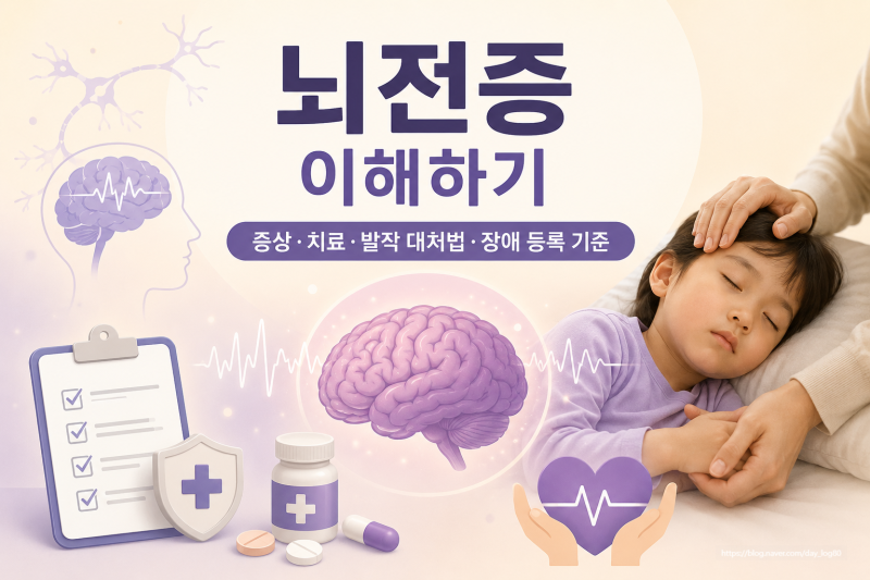 뇌전증이란? 증상부터 치료, 발작 대처법과 뇌전증장애 등록 기준까지
