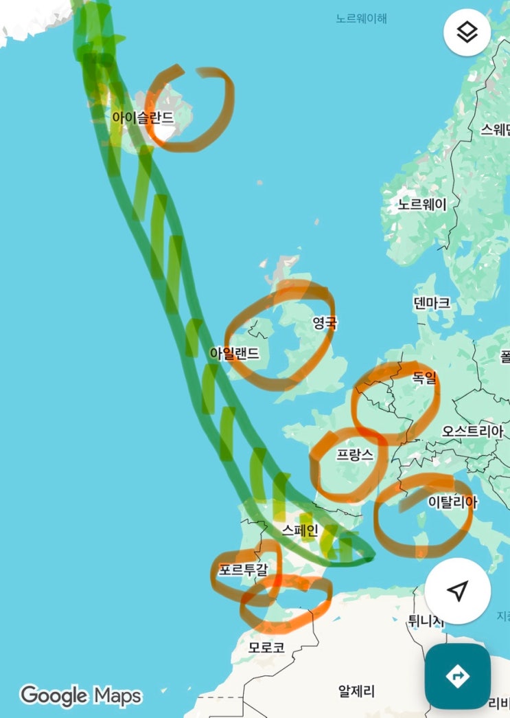 유럽 2026년 8월 12일 <b>개기 일식</b>(total eclipse) 시작시간, 위치 지도