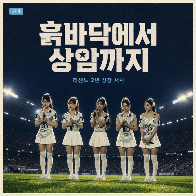 흙바닥 공연부터 상암 하프타임 쇼까지!걸그룹 리센느가 써 내려간 서사