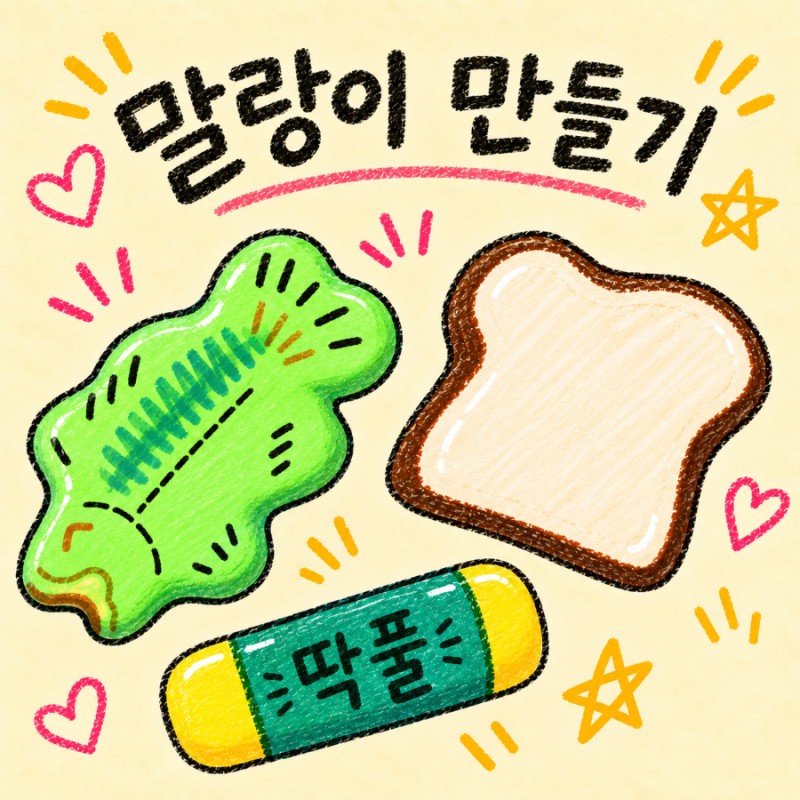 다이소말랑이만들기
