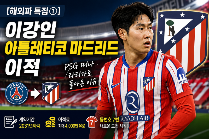 [해외파 특집①] 이강인 아틀레티코 이적｜PSG 떠나 라리가로 돌아온 이유