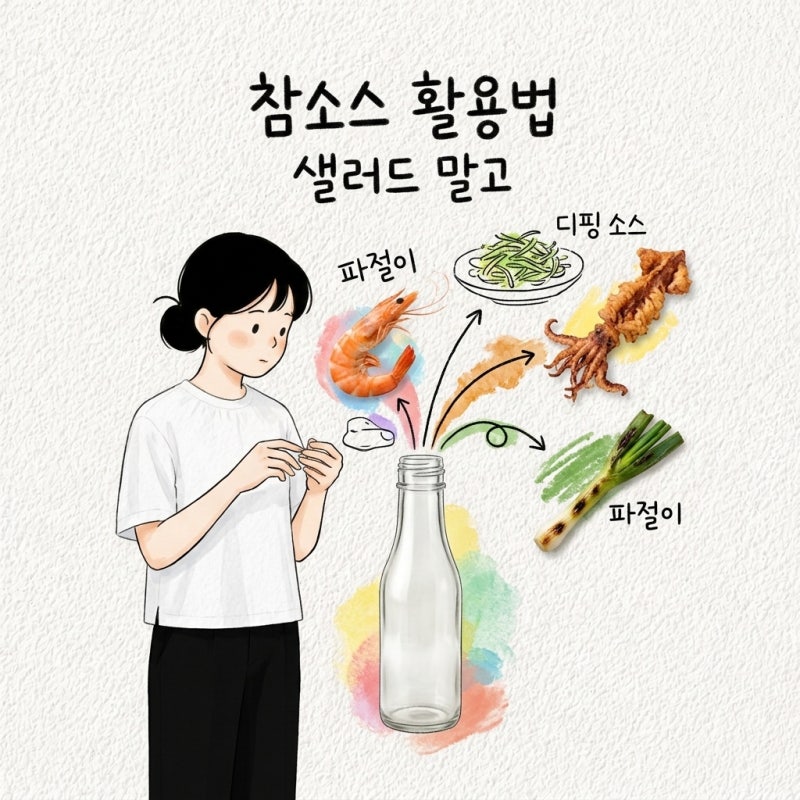 참소스 샐러드 말고도 쓸 수 있는 요리와 남았을 때 활용법