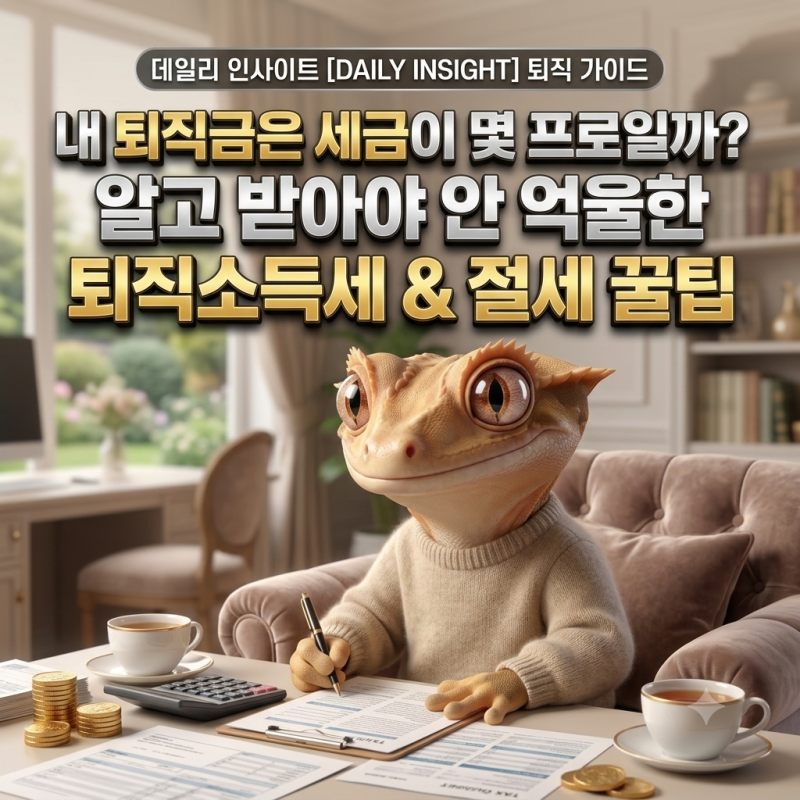 내 퇴직금은 세금이 몇 프로일까? 알고 받아야 안 억울한 퇴직소득세 & 절세 꿀팁