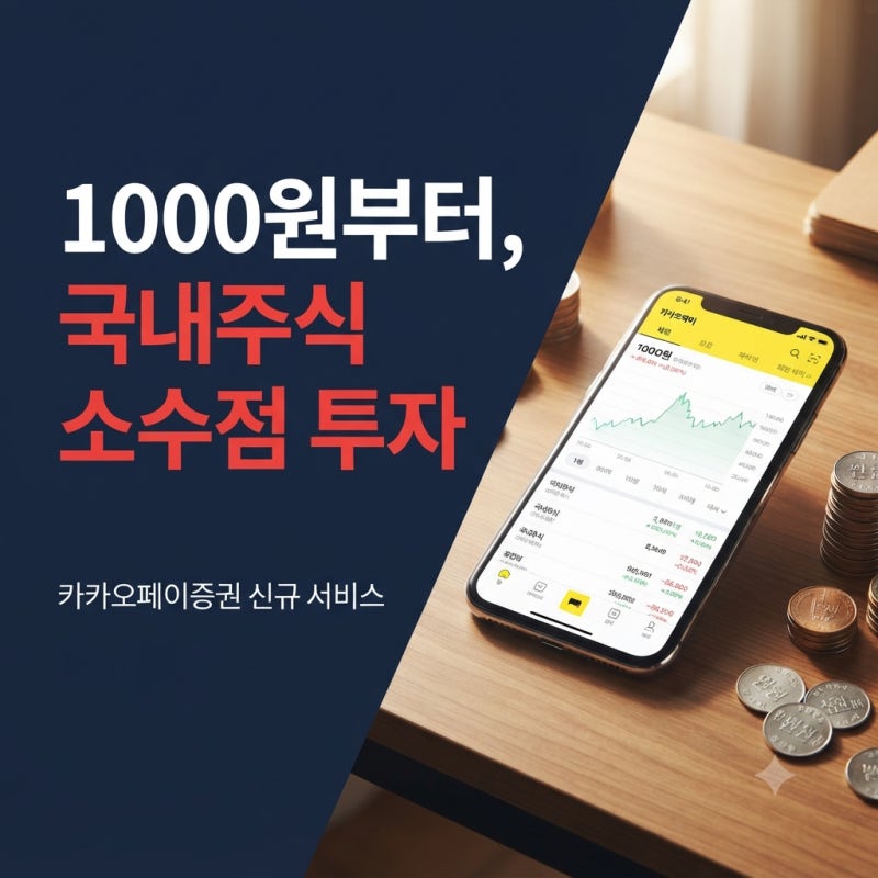 카카오페이증권 국내주식 소수점거래 시작 1000원부터 삼성전자도 산다