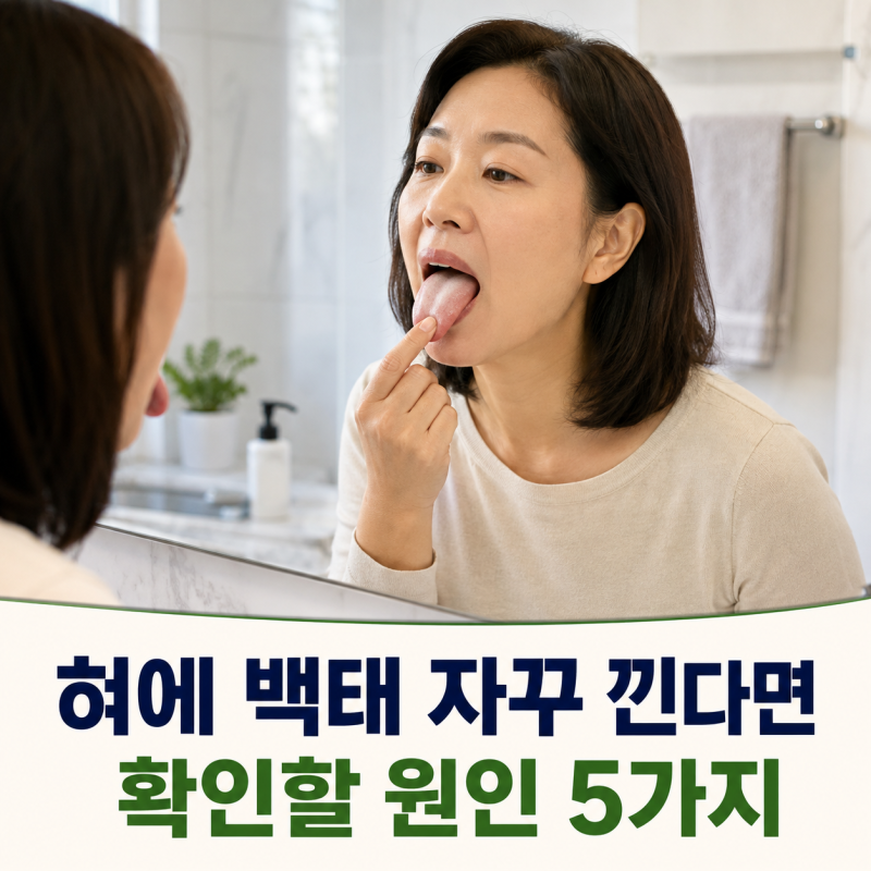 백태 아무리 닦아도 생긴다면.. 확인해야 할 원인 5가지