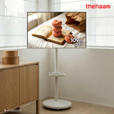 방구석 영화관 필수템! 더함 삼탠바이미 스마트 QLED 109cm 43인치 라이트 직접설치 스펙 및 활....
