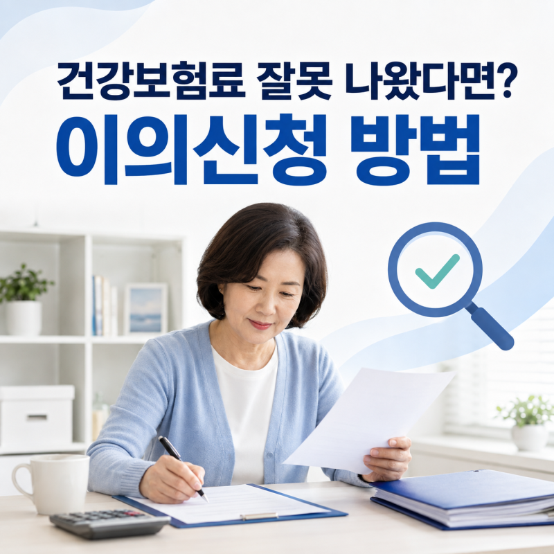 건강보험료 잘못 나왔다면? 이의신청 방법과 전화 문의 문장