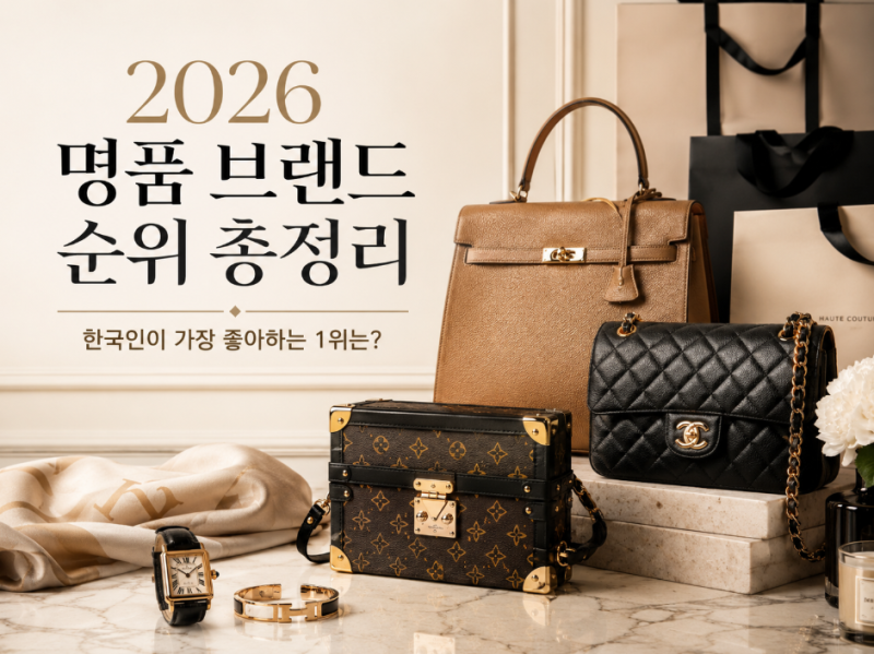 한국인이 가장 좋아하는 명품 브랜드 순위 1위는?
