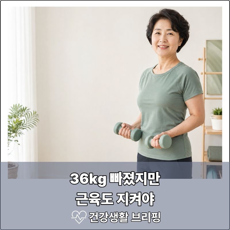 “36kg 빠졌지만 근육도 지켜야”…이순실 위고비 다이어트로 보는 50대 근손실 주의