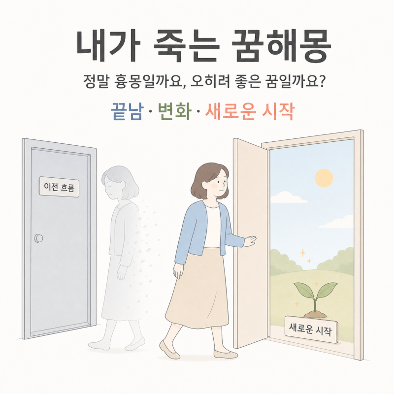 내가 죽는 꿈해몽 | 정말 흉몽일까요, 오히려 좋은 꿈일까요? 16가지