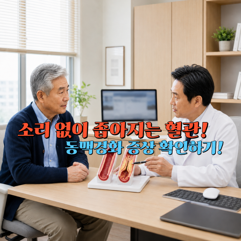 소리 없이 진행되는 동맥경화 증상은 무엇일까?
