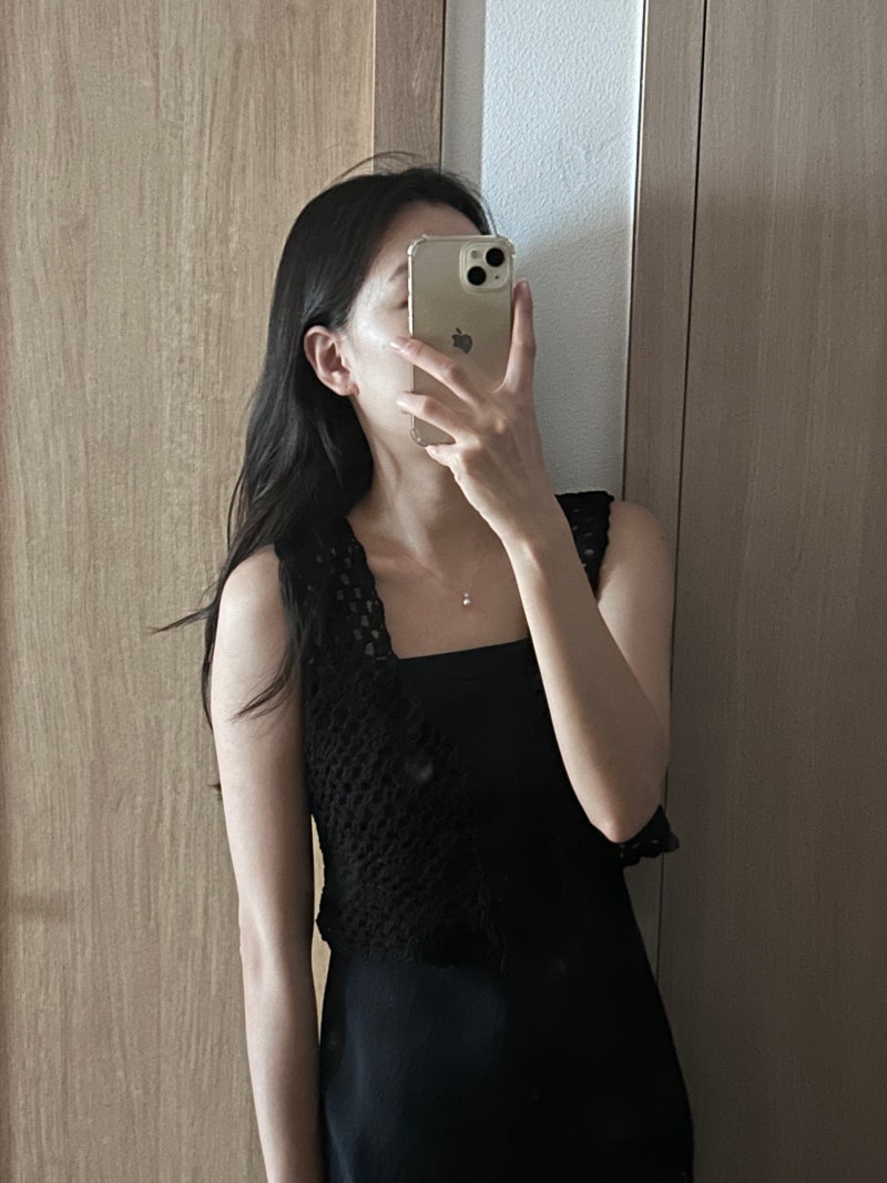 [뜨개로그] 뜨개사계절 DIY코바늘 조끼뜨기 크로쉐 뷔스티에 모티브 봄 여름 가을 베스트 만....