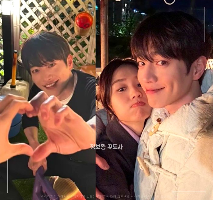 "우리가 가장 반짝반짝 사랑했던 시간들".. 정작 벚꽃길에서 업힌 쪽....