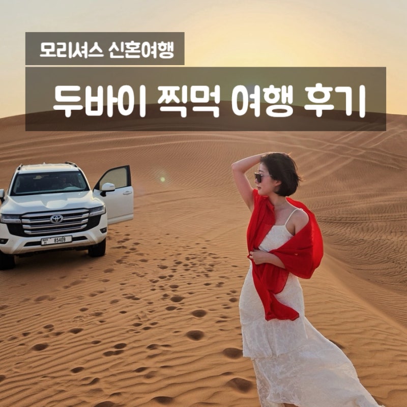 두바이-모리셔스 신혼여행 1편: 두바이 전망대, 사막투어 22시간 찍먹 여행