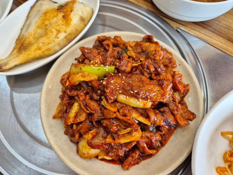 강원도 고성 아침식사 백반 맛집 천진해수욕장 신설식당