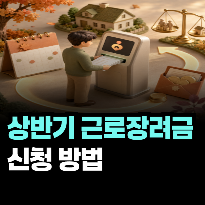 2026 상반기 근로장려금 신청 방법, 정기신청과 무엇이 다를까?