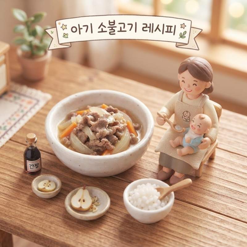 아기 소불고기 레시피｜짜지 않고 부드럽게 만드는 유아 반찬
