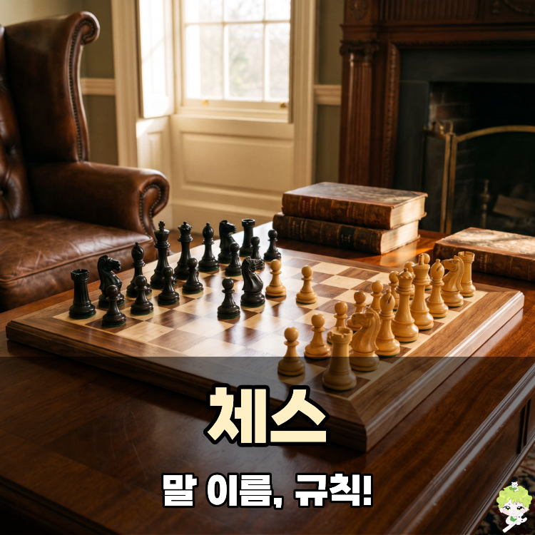 체스 말 이름, 규칙 알아보자!
