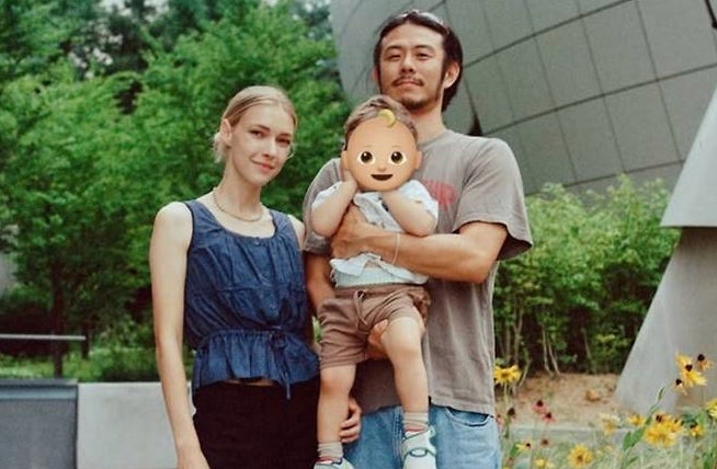 "빈지노♥미초바 아들 폭풍성장" 엄마 닮은 밝은 머리색까지