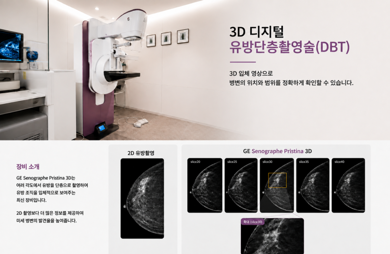 입체적 정위-유방 생검술(Stereotactic Biopsy) ;: 수원동탄유방외과 조정훈유바외과