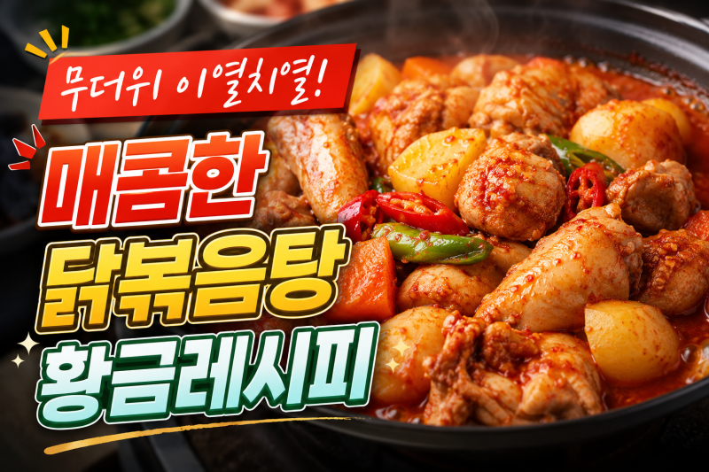 여름철 무더위를 이기는 이열치열 매콤 닭볶음탕 추천 레시피