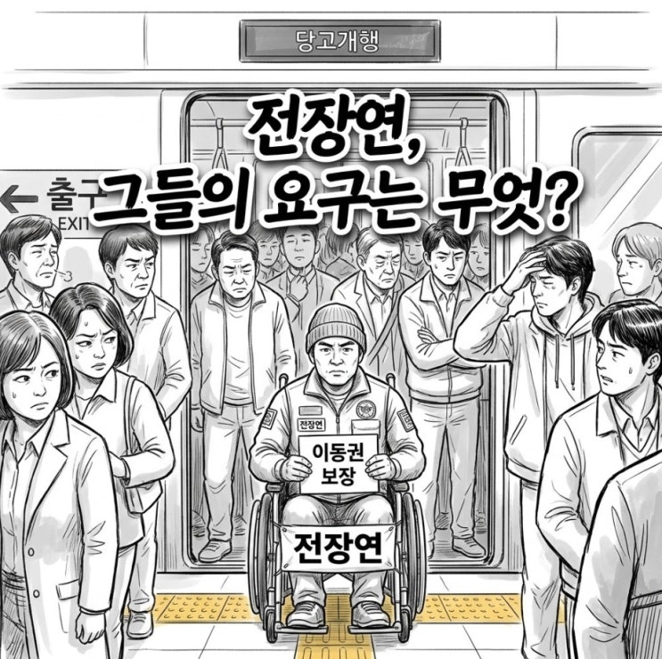 정상과 비정상의 싸움? <b>전장연</b> 지하철 <b>시위</b> 이유는?