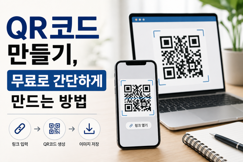 QR코드 만들기, 무료로 간단하게 만드는 방법