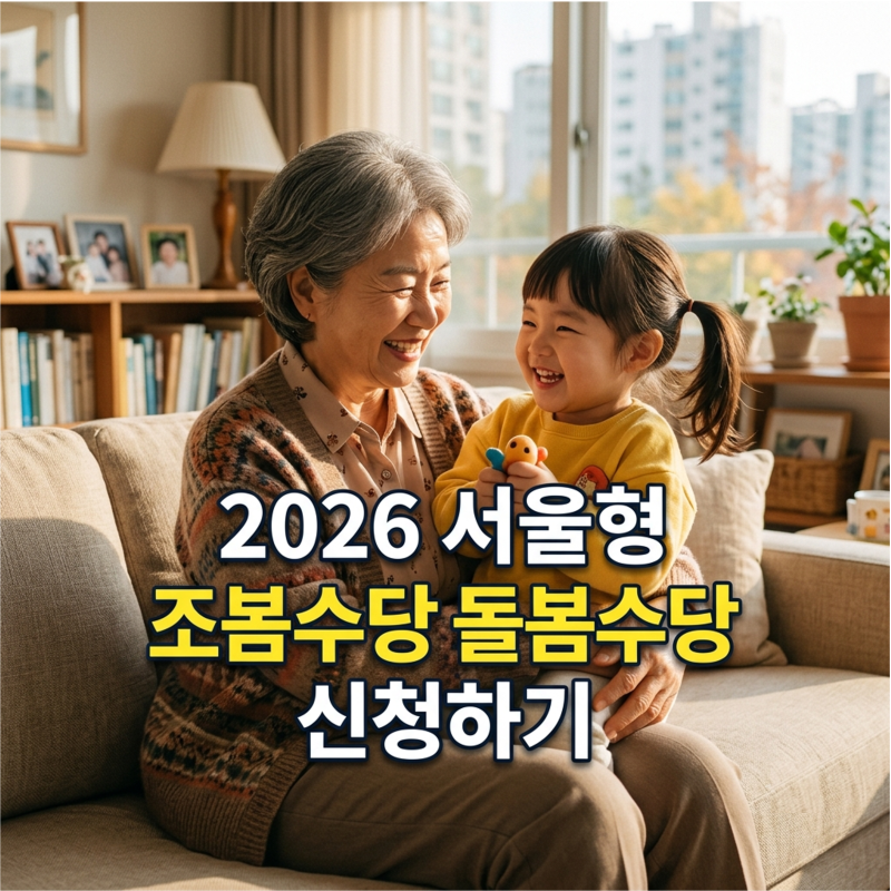 조부모 돌봄수당 신청 하는 방법 ￜ 증명방법, 손주 돌보면 월 30만원, 놓치지 말아야 할 조건