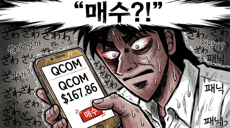 [2026.08.10] 퀄컴(QCOM), 실적 발표 후 급락했다가 다시 반등... 다들 저평가라는데 지금 사도 될....