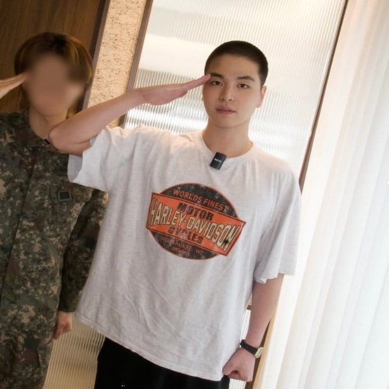 아이콘 구준회, 삭발 후 입대 "잘 다녀오겠습니다"