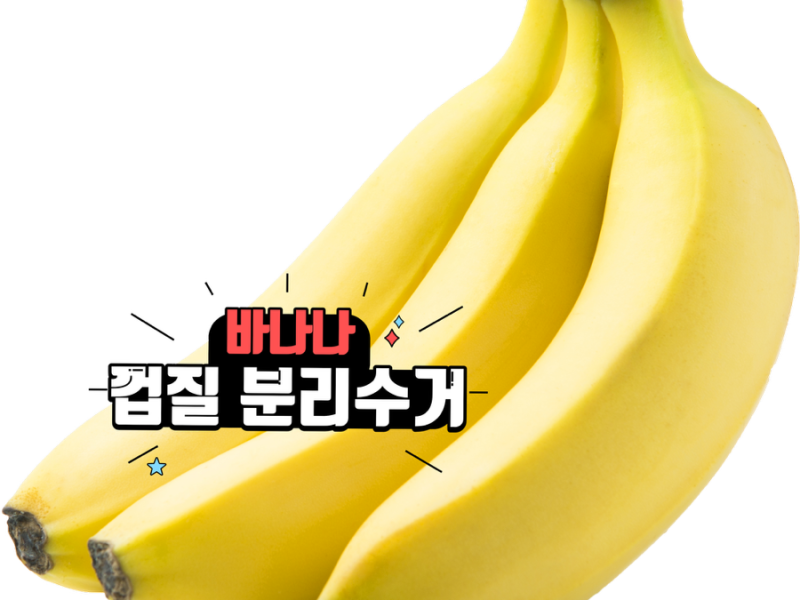 바나나껍질 분리수거 음식물일까? 바나나 껍질 비료 만들기