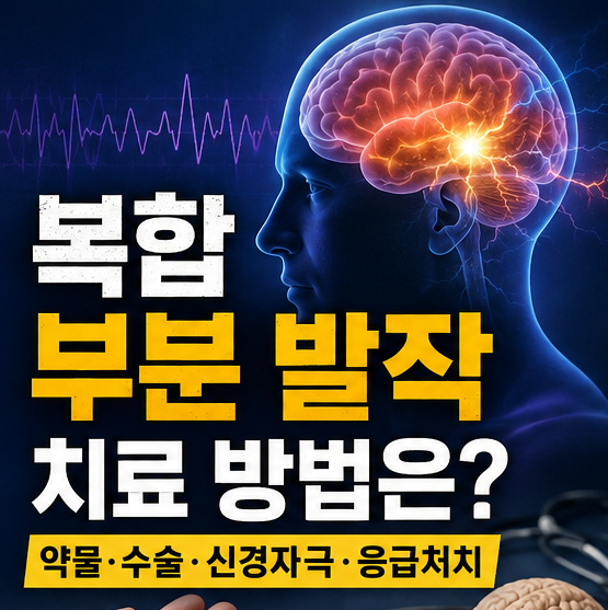 복합 부분 발작 어떻게 치료할까? 국소뇌전증 신경자극과 응급처치