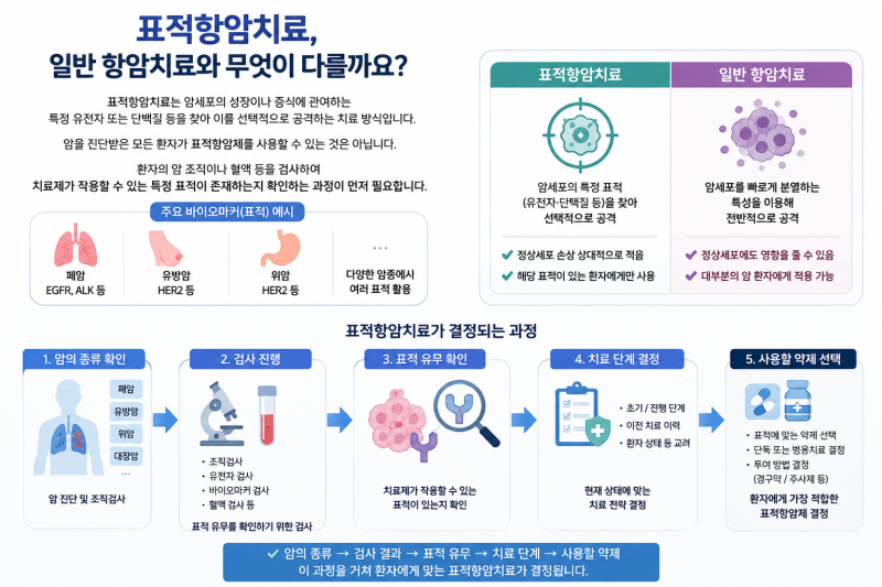 표적항암치료 비용 얼마나 들까? 급여·비급여와 보험 보장까지 알아보기