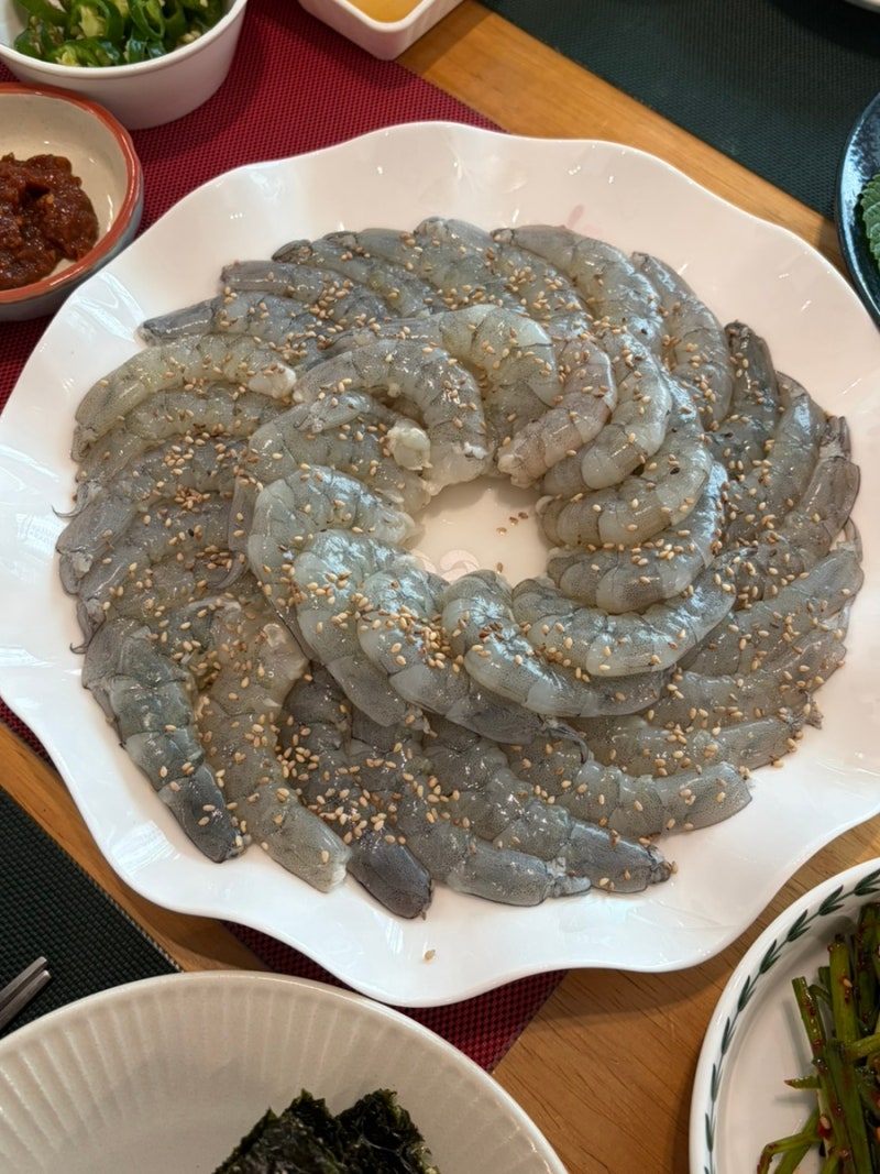 통수산 생새우회 내돈내산 주문 리얼 솔직 후기