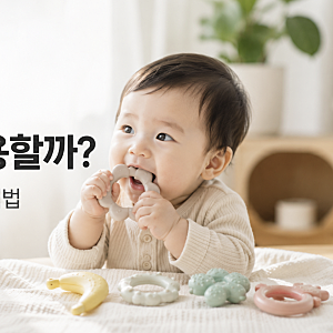아기 치발기 언제부터 사용할까? 치발기 사용시기와 선택법