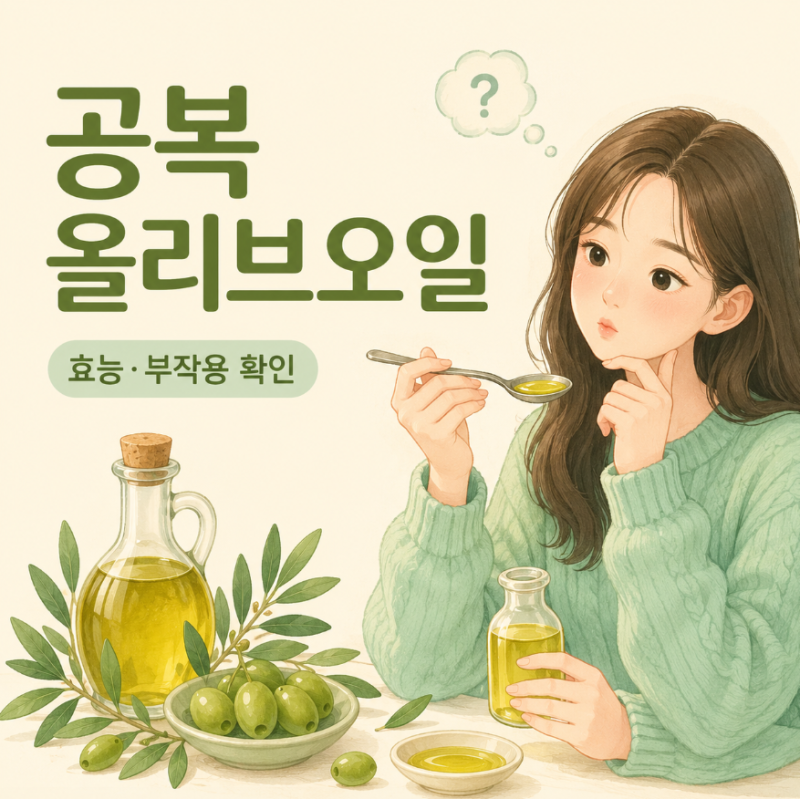 공복 올리브오일 효능 궁금하다면, 당뇨 할압에는 부작용 없을까? 확인