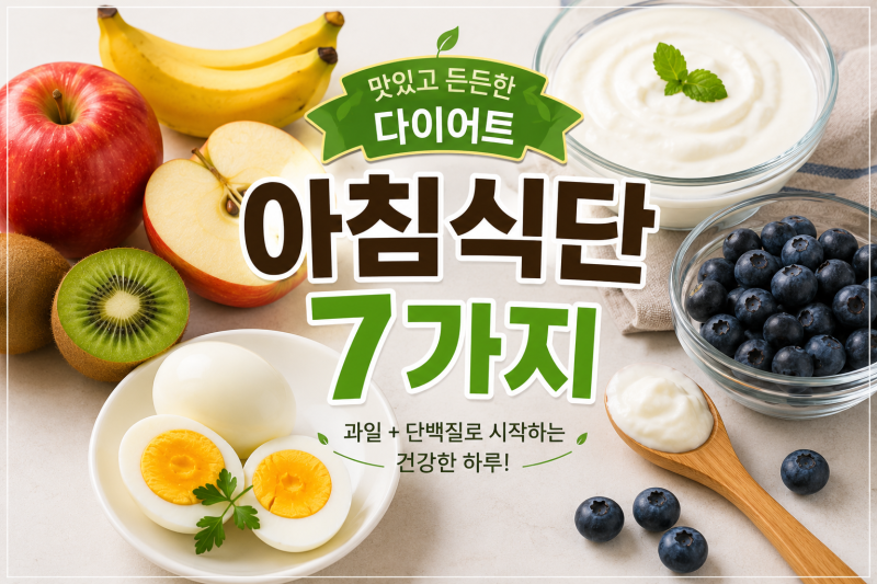 다이어트 아침식단 추천｜과일과 같이 먹기 좋은 조합 7가지