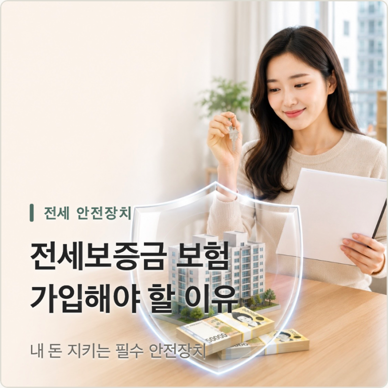 [전세 보증금 보험 가입] 내 돈 지키는 HUG·SGI 반환보증 조건 및 신청 방법 총정리
