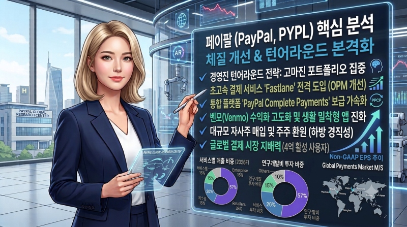 페이팔(PYPL) 주가 $59 전망 — 실적 서프라이즈 후 AI커머스 확장