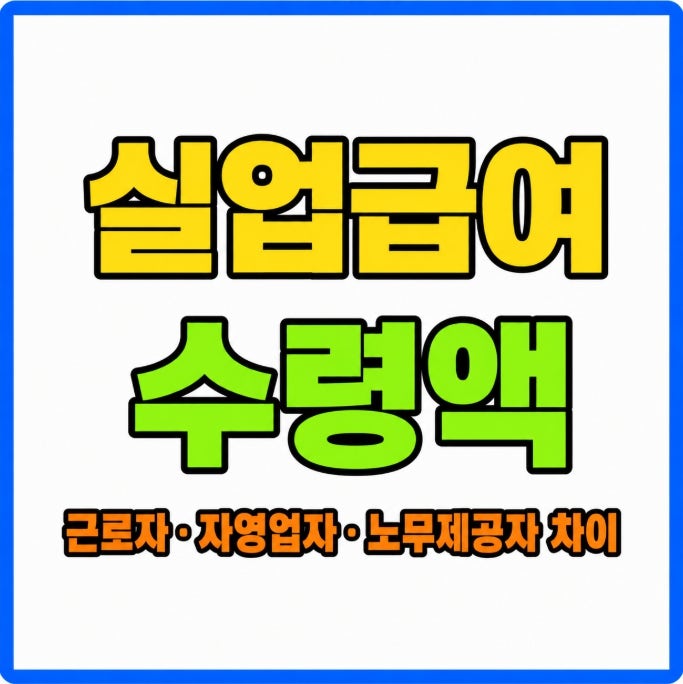 실업급여 구직급여 1일 지급액 소정급여일수 총정리 상하한액과 예상 수령액 계산