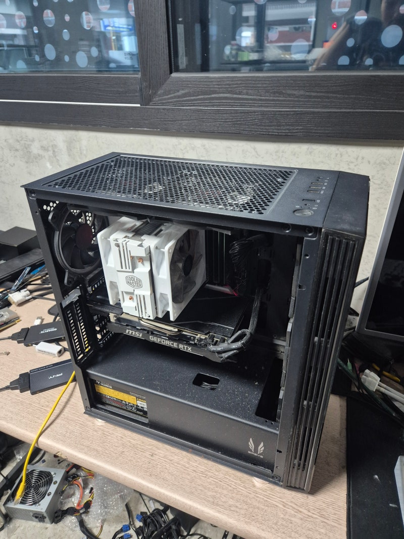 대구컴퓨터수리 RTX 2080 SUPER 그래픽카드 서멀구리스 재도포 수리 핫스팟(HOTSPOT)온도 높음