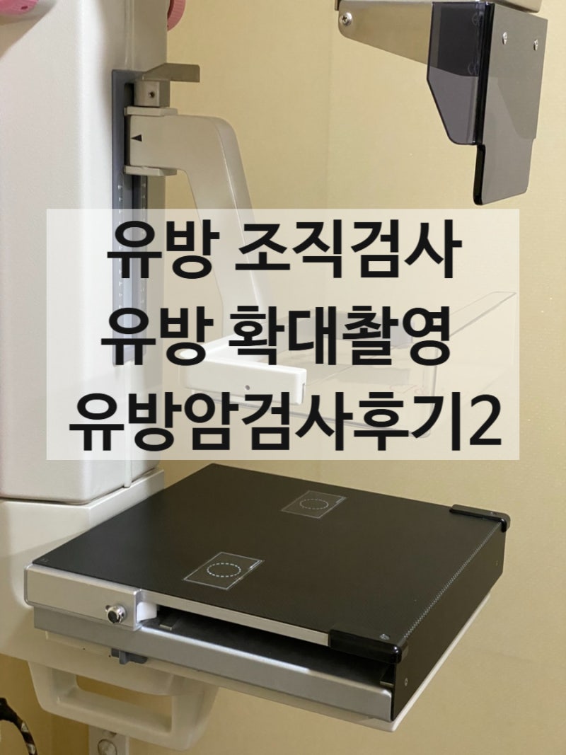유방암 의심 결절 유방암 검사 후기 2 유방 조직검사 유방 확대촬영 후기