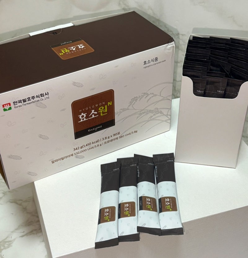 효소원 효소 내돈내산 후기(+그레인온 골드 카무트효소 비교)