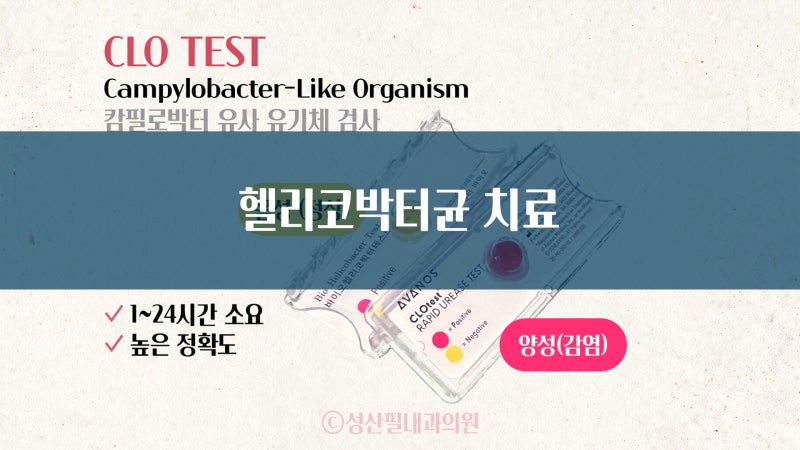 망원동 건강검진 헬리코박터균 치료 급여기준 최신 정리