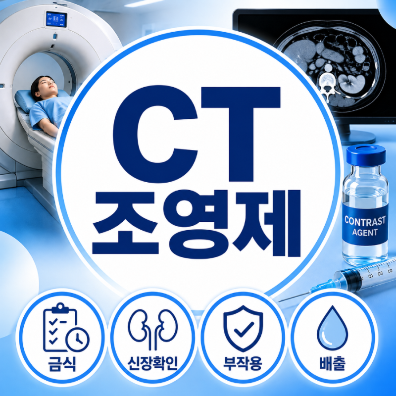 CT 조영제, 검사 전 금식부터 부작용·배출까지 알아둘 것