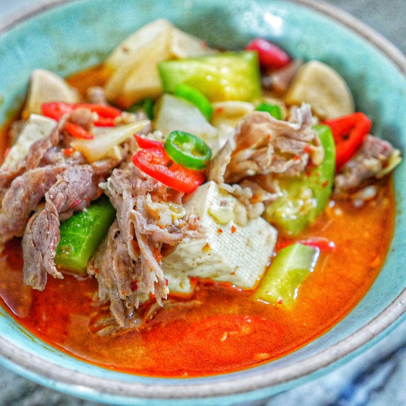 우삼겹 된장찌개 레시피 고깃집 된장찌개 양념장 만드는법