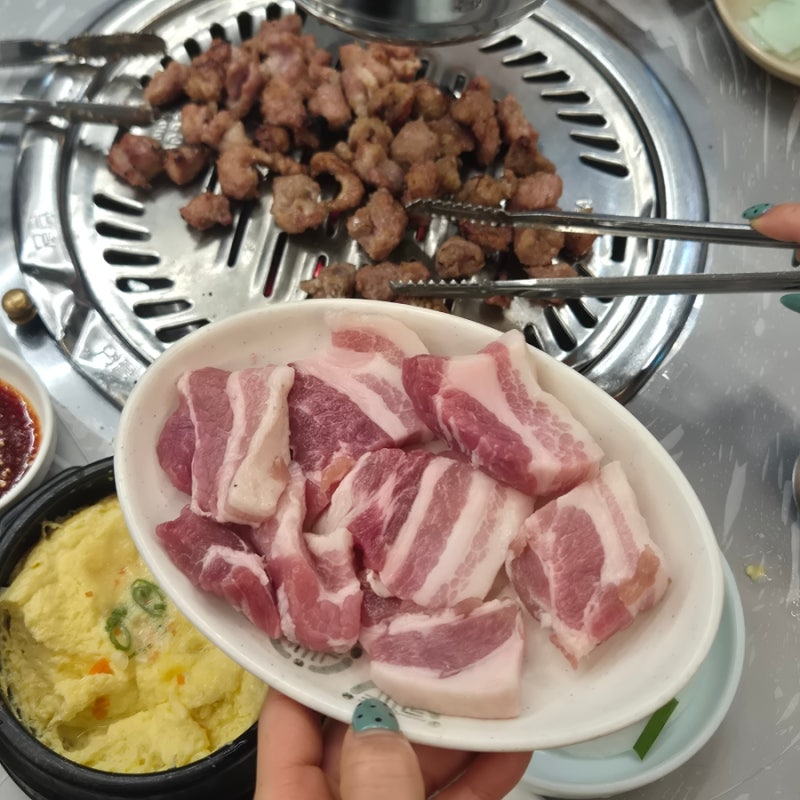 [광주 양산동 맛집] 풍자 또간집에 나온 숯불구이 '25시참숯구이' 오돌뼈·된장삼겹살 먹고옴