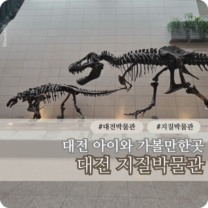 대전 지질박물관 공룡 전시부터 도슨트 체험까지